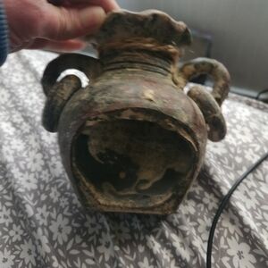 Terracotta tea light holder